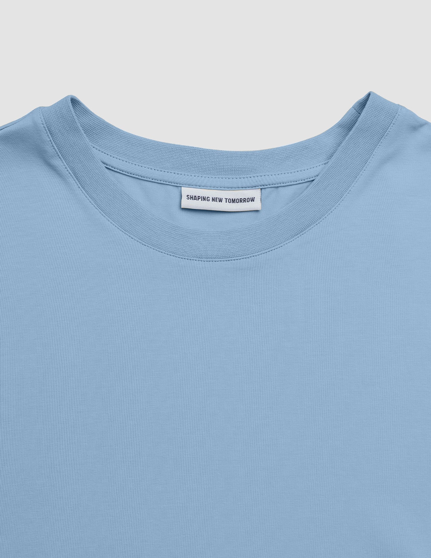 Supima T-Shirt Box Fit Rainy Blue